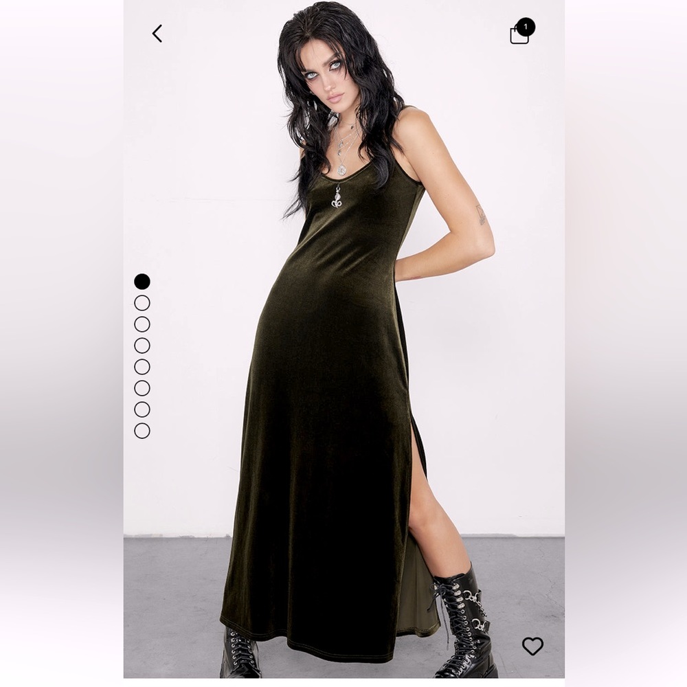 Vipera gown by Disturbia sz 8 us 12 uk goth witch grunge punk angsty brand new